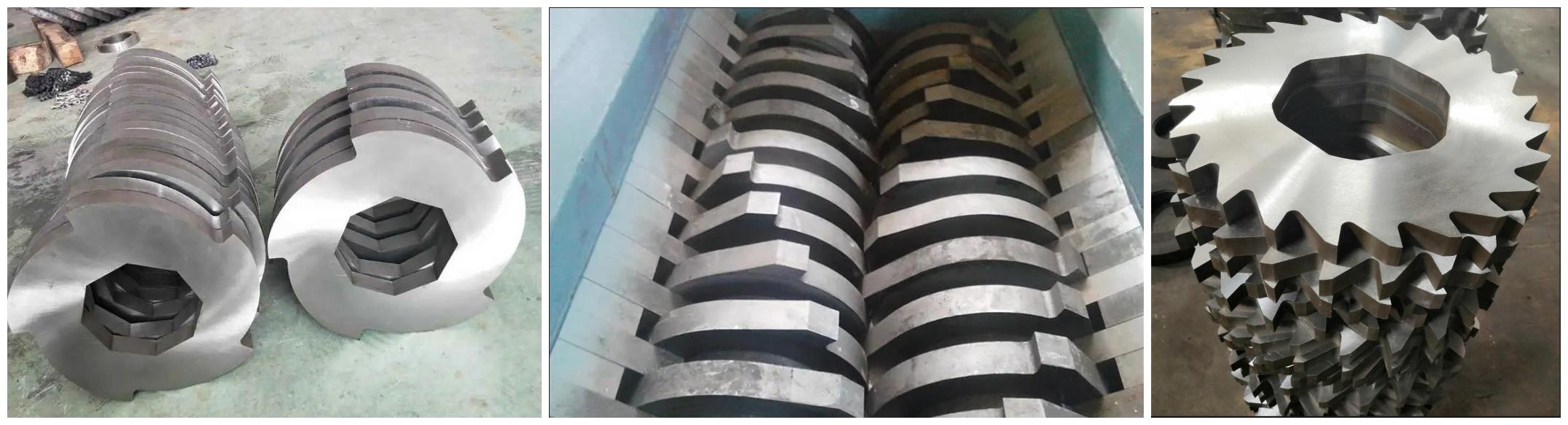 Dual Shaft Shredder Blades