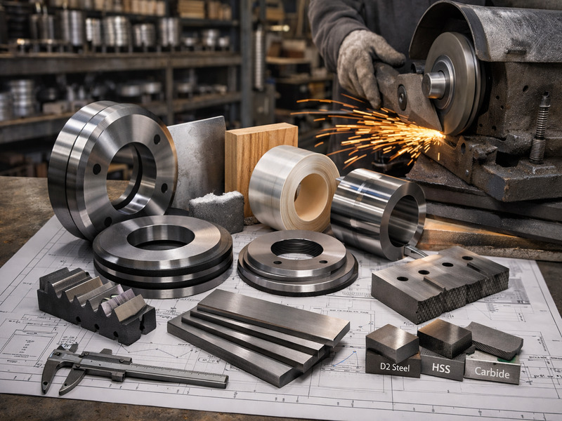 Cómo elegir las cuchillas industriales adecuadas para diferentes materiales