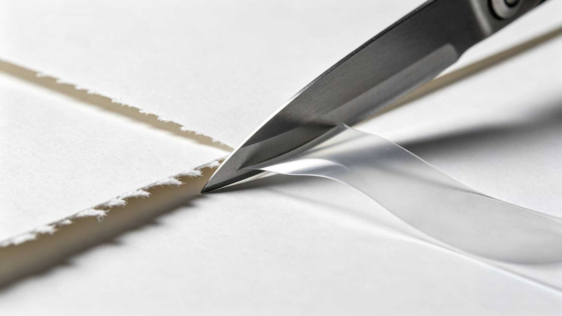 ¿Cuál es el ángulo de bisel ideal para las cuchillas de corte en la conversión de papel y película?