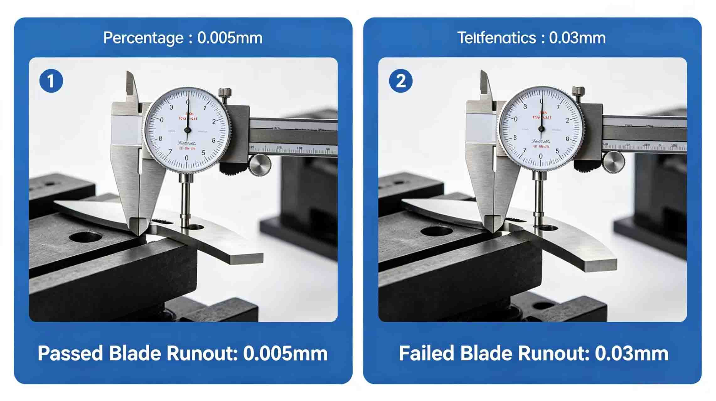 High-precision custom blades High-precision custom blades