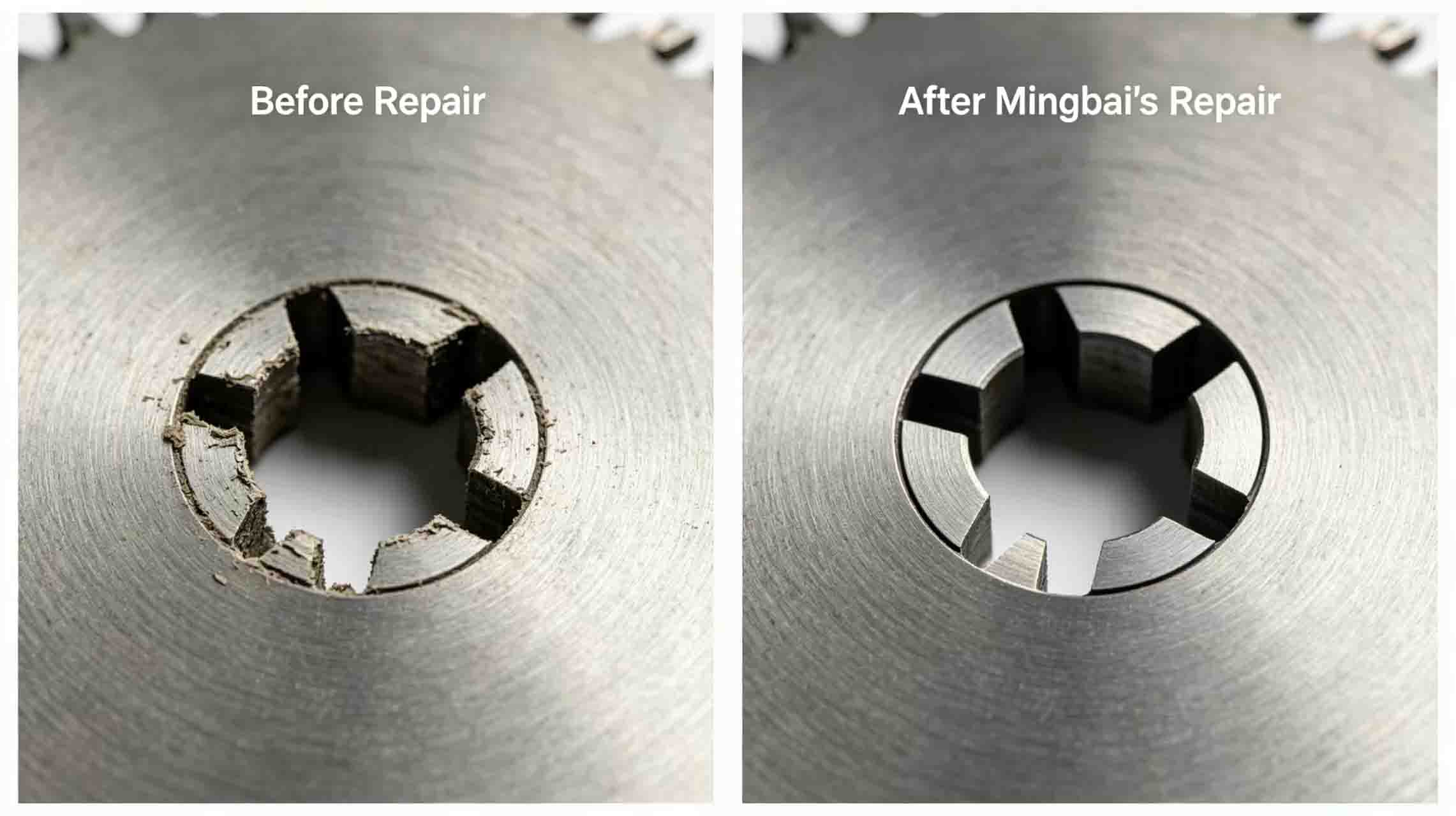 Mingbai before/after repair comparison image Mingbai before/after repair comparison image