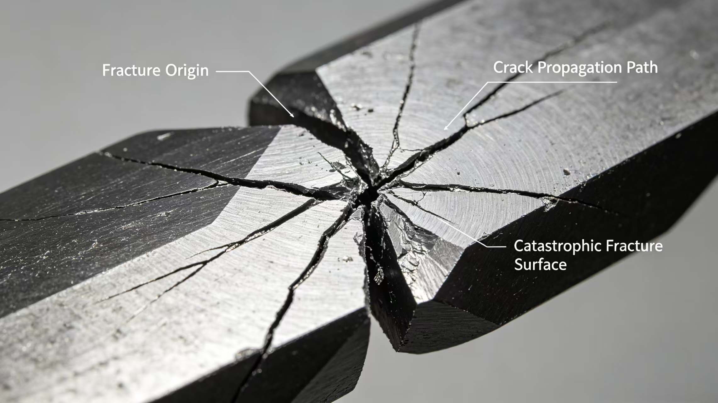 Carbide fracture image Carbide fracture image