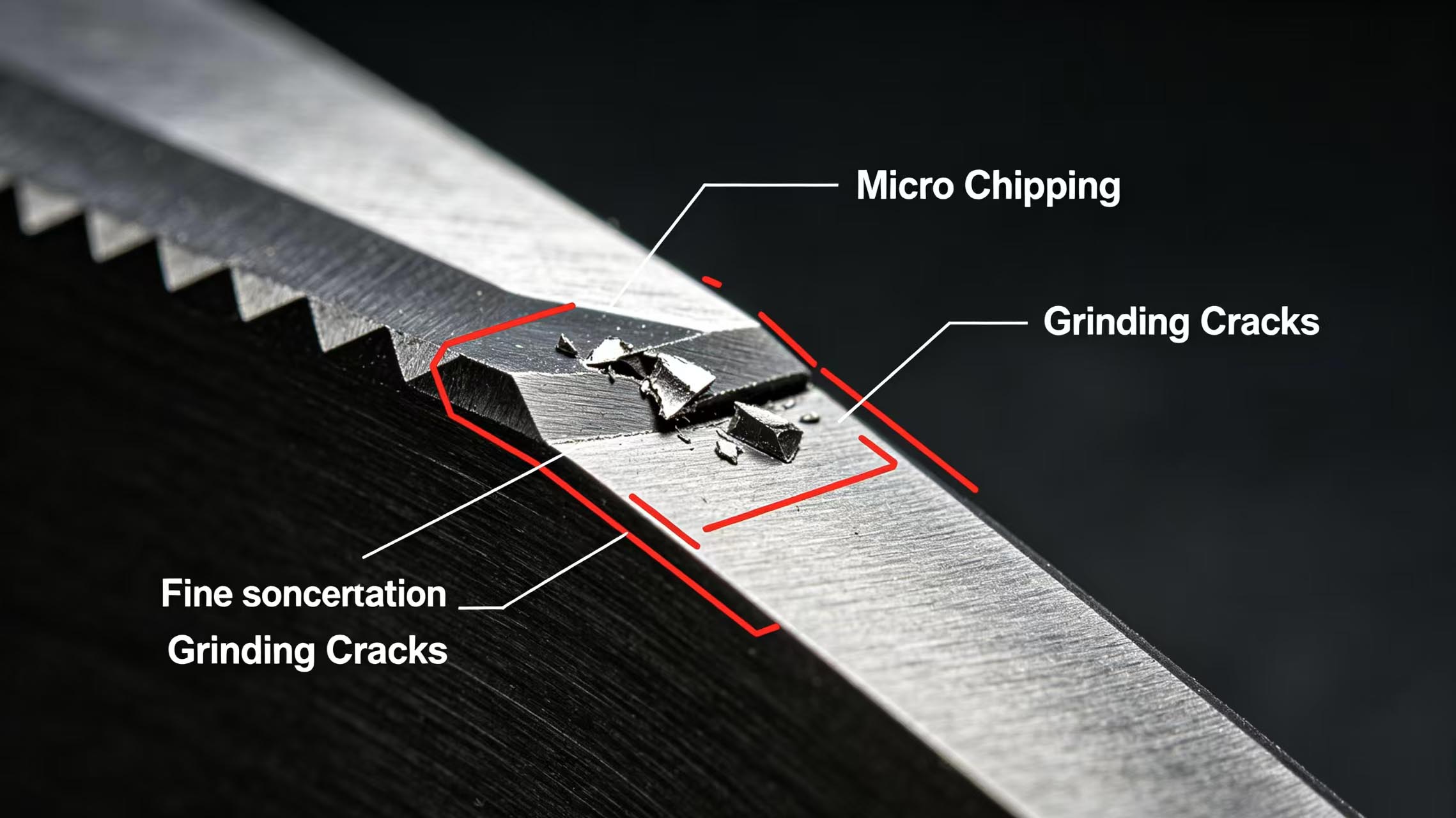 Edge micro-defect image