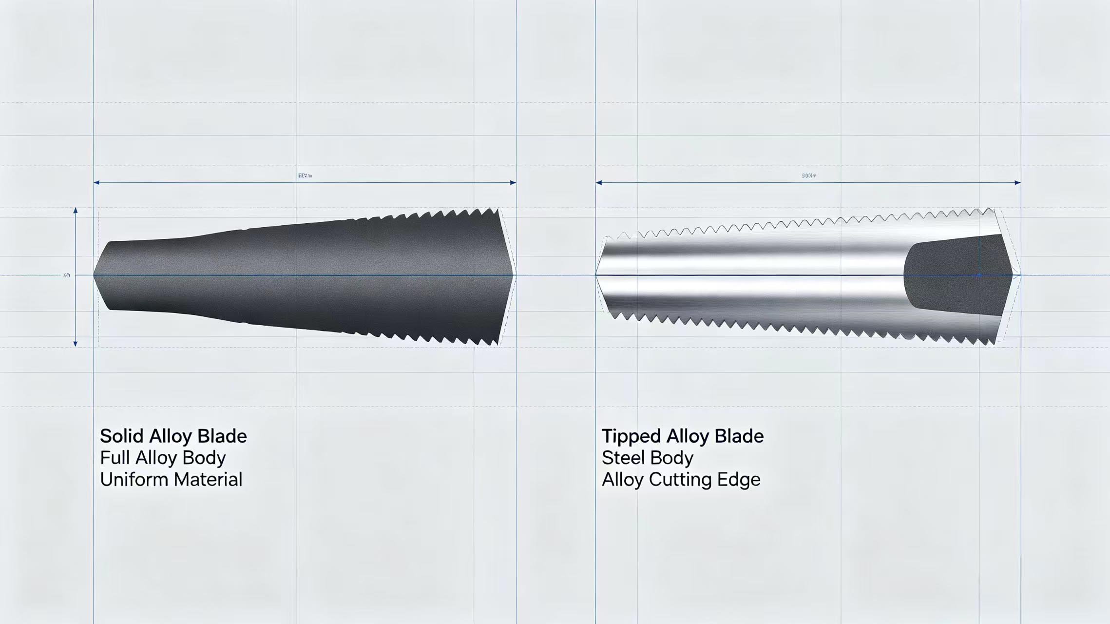 Structure comparison diagram